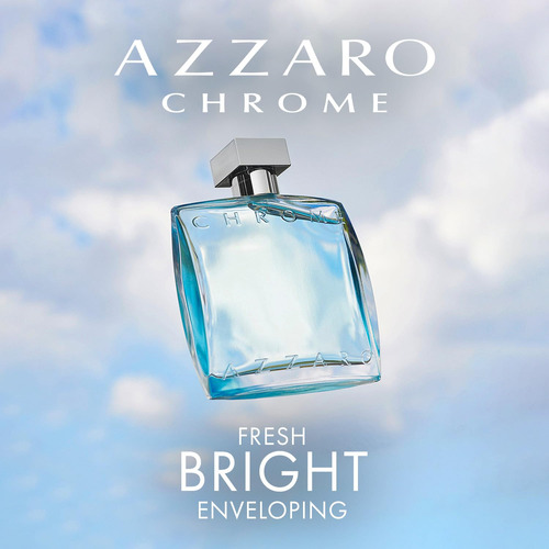 Perfume Masculino Azzaro Chrome, Cítrico Aquático, Amadeirad - Imagem 3