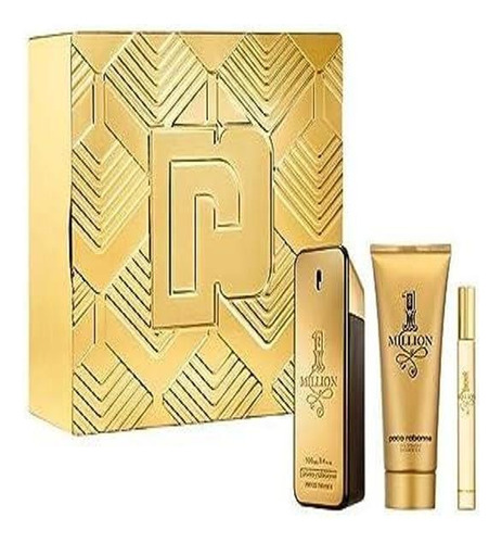 Conjunto De Perfume Paco Rabanne One Million De 3 Peças Para