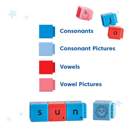 Reading Rods Hand2mind Alphabet & Phonemic Awareness Kids - Imagem 3