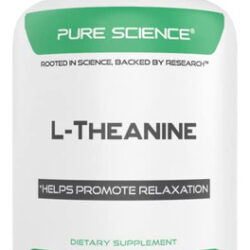 Suplemento Pure Science L-teanina 400 Mg 50 Cápsulas Veganas