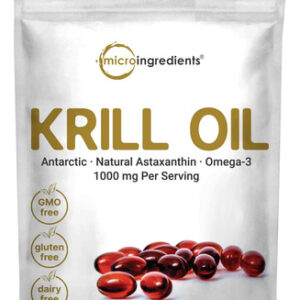 Suplemento De Óleo De Krill Antártico 1000 Mg 300 Cápsulas M