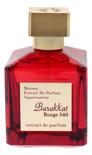 Perfume Unissex Fragrance World Barakkat Rouge 540 Extrait 100ml - Imagem 2