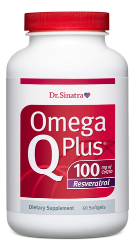 Suplemento Dr. Sinatra Omega Q Plus 100 Resveratrol 60 Softg