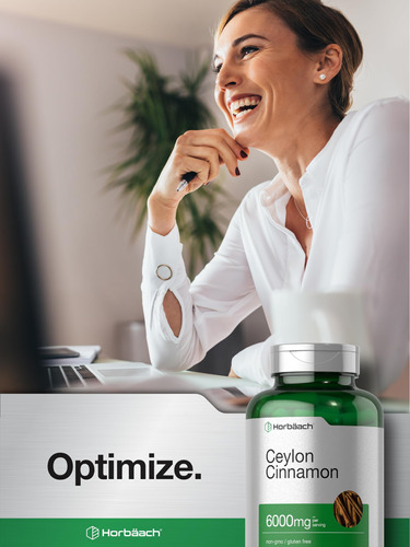 Suplemento Horbaach Ceylon Canela 6000mg 150 Cápsulas - Imagem 7
