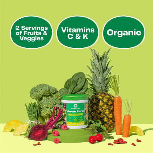 Superalimento Amazing Grass Super Greens Powder 30 Porções - Imagem 3