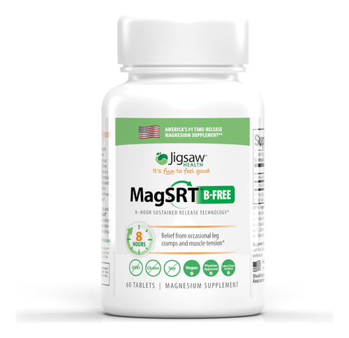 Suplemento De Magnésio Jigsaw Health Mag Srt 500 Mg 60 Compr