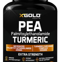 Suplemento X Gold Health Palmitoiletanolamida 600 Mg + Turma