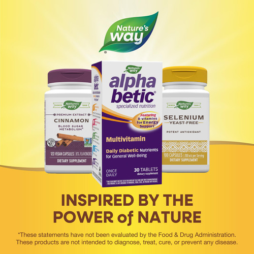 Multivitamínico Nature's Way Alpha Betic® Energy Support - Imagem 7