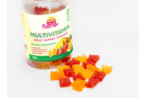 Gomas Multivitamínicas Flamingo Supplements Vegan 100 Gummie - Imagem 5