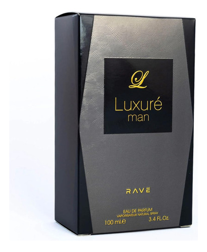 Perfume Rave. Luxure Man Eau De Perfum 100ml Para Homens - Imagem 3