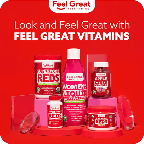 Suplemento Feel Great 365 Organic Superfood Reds Powder - Imagem 8