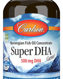 Suplemento Carlson Super Dha Gems 500 Mg Dha 640 Mg De Ácido