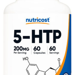 Suplemento Nutricost 5-htp 200 Mg 60 Cápsulas Vegetarianas