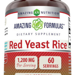Suplemento Amazing Formulas Red Yeast Rice 1200 Mg (120 Ct)
