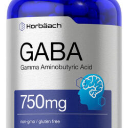 Suplemento Horbäach Gaba 750 Mg 180 Cápsulas De Glúten Não T