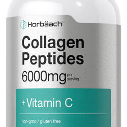 Suplemento De Peptídeos De Colágeno Horbaach 6000mg Com Vita
