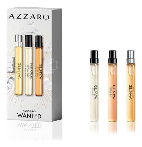 Conjunto De Perfumes Azzaro The Most Wanted, Spray Masculino