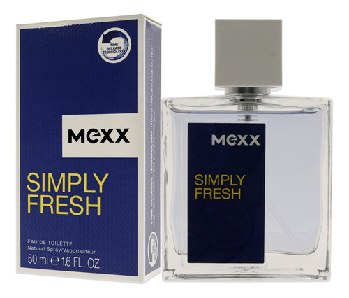 Perfume Mexx Simply Fresh Para Homens Edt 50ml - Imagem 4