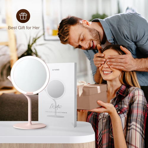 Espelho De Maquiagem Amiro Professional 8 Led Lighted W/ 5x - Imagem 8