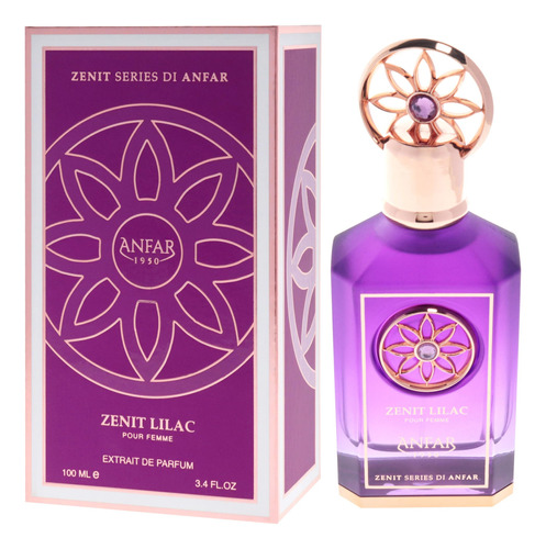 Perfume Anfar Zenit Lilac Extrait De Parfum 100ml Para Mulhe - Imagem 4
