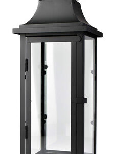 Lantern Serene Spaces Living Black Hurricane Com Vidro Trans