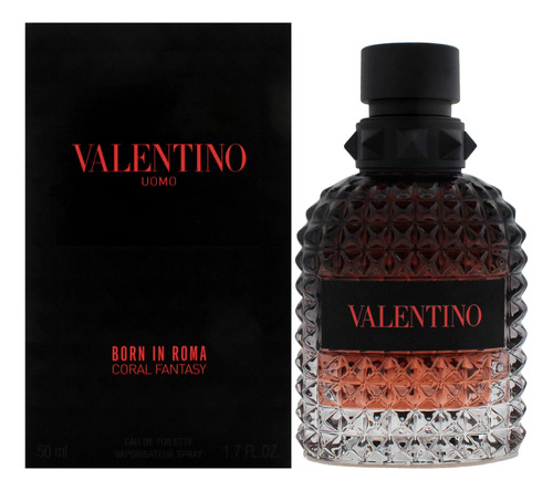 Perfume Valentino Uomo Nascido Em Roma Coral Fantasy 50ml Pa