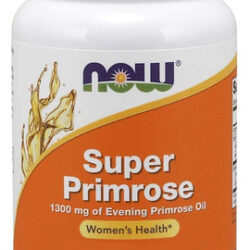 Suplementos Now Super Primrose 1300 Mg, Gla, 60 Cápsulas, Ge