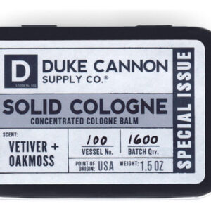 Solid Cologne Duke Cannon Supply Co. Vetiver + Musgo De Carv