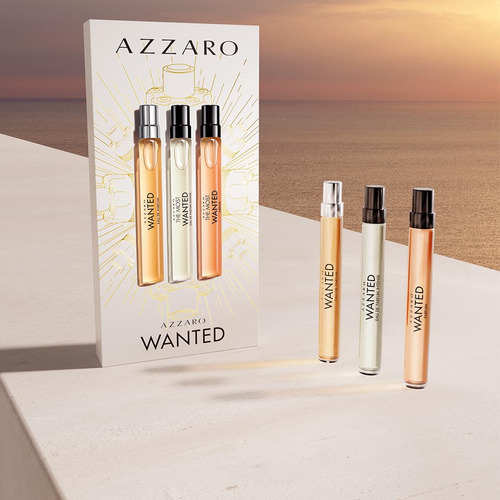 Conjunto De Perfumes Azzaro The Most Wanted, Spray Masculino - Imagem 8