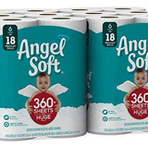Papel Higiênico Angel Soft Bath Tissue 36 Huge Rolls De 2 Ca