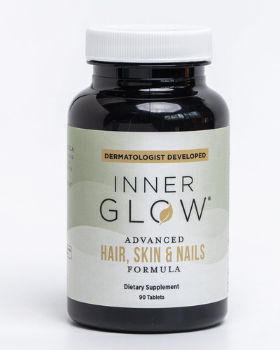 Suplemento De Vitamina Inner Glow Advanced Para Cabelo, Pele