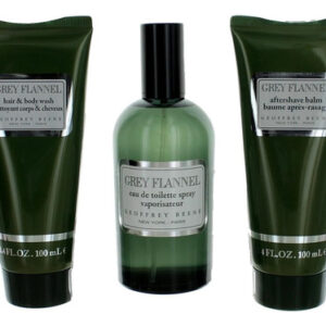 Conjunto De Higiene Geoffrey Beene Grey Flannel 3 Unidades:
