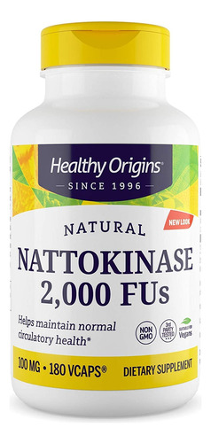 Suplemento Healthy Origins Nattokinase 2000 Fus 100mg