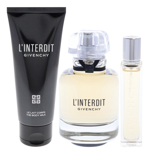 Conjunto De Presente De Perfume Givenchy L'interdit, 3 Unida - Imagem 2