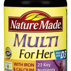 Suplemento Multivitamínico Nature Made For Her 300 Comprimid