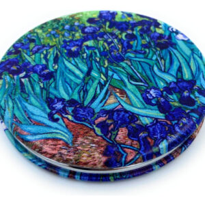 Espelho De Bolso Aesage Magnifying Van Gogh Irises Flower