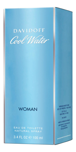 Água Fria Da Davidoff Para Mulheres 34 Oz Eau De Toilette Sp - Imagem 3