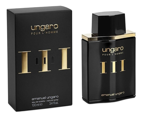 Emanuel Ungaro L"Homme III EDT 100ml para masculino - Imagem 4