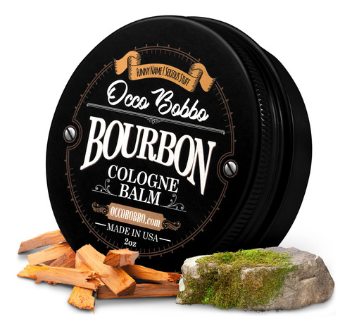 Colônia Sólida Occo Bobbo Bourbon E Sândalo 60ml Para Homens