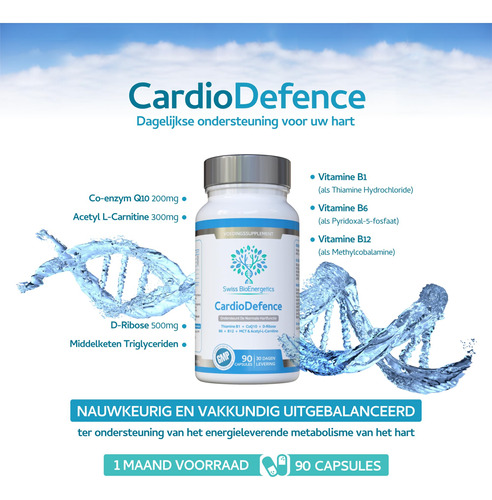 Suplemento Swiss Bioenergetics Cardiodefense 90 Cápsulas - Imagem 3
