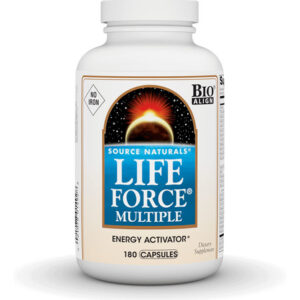 Multivitamínico Source Naturals Life Force Multiple Iron Fre