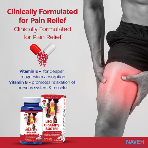 Suplemento De Magnésio Magnox Leg Cramps Buster 60 Comprimid - Imagem 4