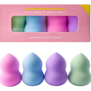 Conjunto De Esponjas De Maquiagem Lamuseland Gourd Blender 4