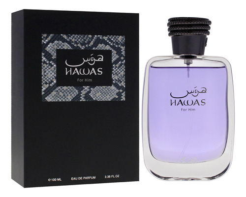 Perfume Rasasi Hawas Eau De Parfum Spray 100ml Para Homens - Imagem 2