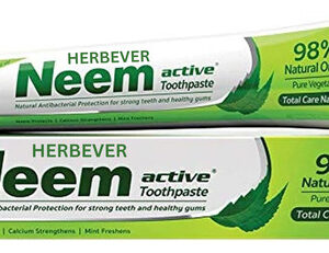 Pasta De Dentes Herbever Neem Active 100g, Pacote Com 3