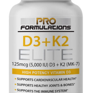 Formulações De Suplemento Pro Md D3 + K2 Elite, Fornecimento