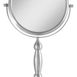 Espelho De Maquiagem Zadro Redondo Não Iluminado, Ampliação