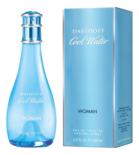 Água Fria Da Davidoff Para Mulheres 34 Oz Eau De Toilette Sp - Imagem 2