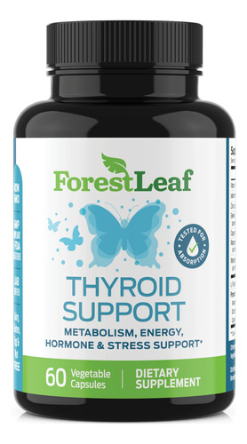 Suplemento Forestleaf Thyroid Support Com Iodo 60 Cápsulas - Imagem 8