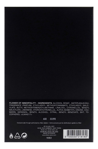 Perfume Kilian Flower Of Immortality Eau De Parfum 50ml Unis - Imagem 5